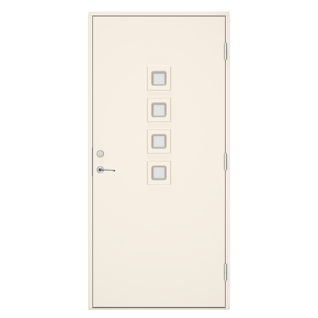 YTTERDÖRRSSET LOFOTEN VIT NCS S 0502-Y 105MM KARM 10X20H